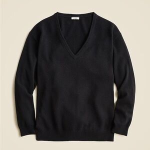 Cashmere Relaxed Fit V Neck Sweater
